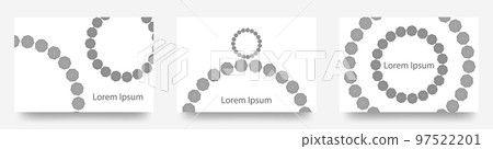 A vector template postcard/business card where you can write a message with an octagonal ring design that seems to be auspicious A vector template postcard/business card where you can write a message with an octagonal ring design that seems to be auspicious 97522201