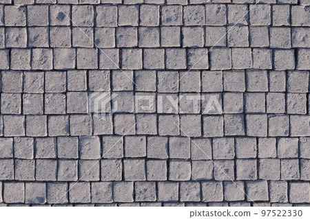仿磚人行道、塊狀人行道、背景素材 97522330
