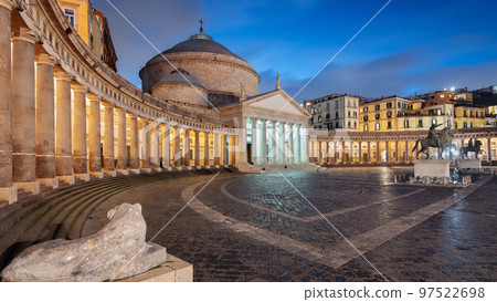 Plebiscito Square in Naples, Italy Plebiscito Square in Naples, Italy 97522698