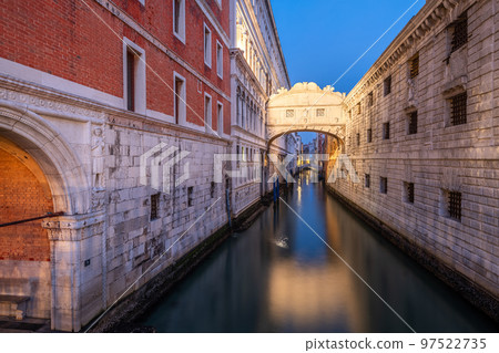 Bridge of Sighs in Venice, Italy at Twilight Bridge of Sighs in Venice, Italy at Twilight 97522735
