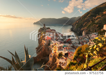 Vernazza, La Spezia, Liguria, Italy in the Cinque Terre region 97522756