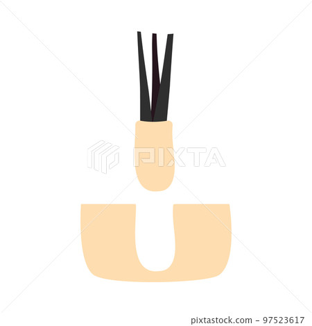 Hair transplant follicle shaft icon 97523617