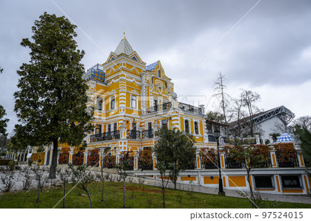 A summer house of merchant Khludov at the end of the 19th century in the park of Sochi A summer house of merchant Khludov at the end of the 19th century in the park of Sochi 97524015