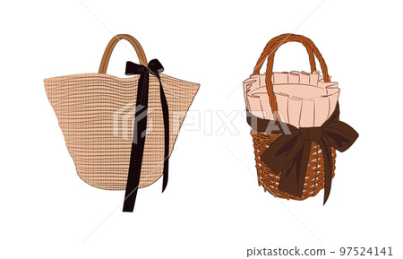 時尚的籃子包 97524141