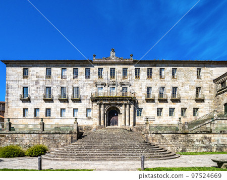 Herreria square and San Francisco convent in town of Pontevedra, Galicia, Spain. Herreria square and San Francisco convent in town of Pontevedra, Galicia, Spain. 97524669