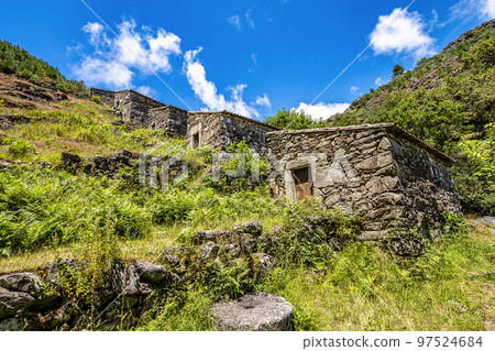 Folon and Picon water mills in Galicia, Spain, are a historical set of about 60 cascading mills Folon and Picon water mills in Galicia, Spain, are a historical set of about 60 cascading mills 97524684
