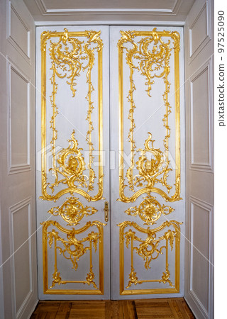Detail of Decorations inside Catherine Palace - St. Petersburg - Russia. 97525090