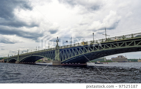 Troitskiy bridge - one of the bridges of St. Petersburg 97525187