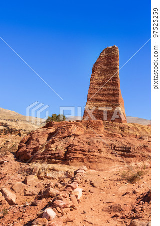 Obelisk for Nabataean gods, Petra, Jordan Obelisk for Nabataean gods, Petra, Jordan 97525259