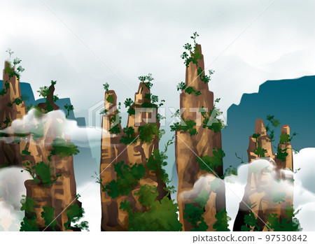 Chinese fantasy landscape 97530842