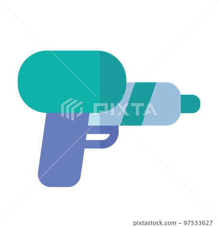 Isolated cute water gun toy icon Vector 97533627