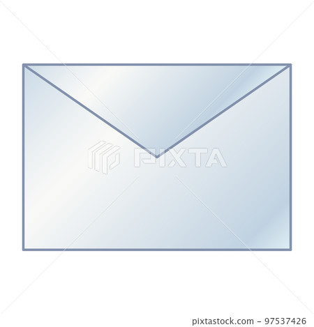 simple white envelope letter simple white envelope letter 97537426