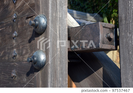 京都市左京區Kurotani Kurotani Kurotani Konkai Komyoji Temple Koraimon Metal Fittings 97537467