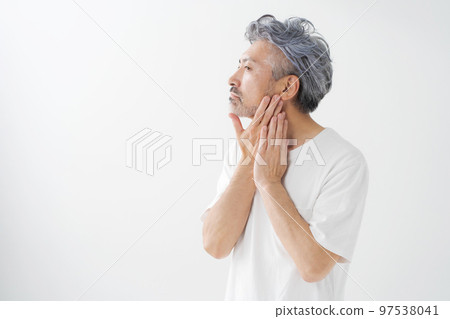 Face care for middle-aged men Face care for middle-aged men 97538041