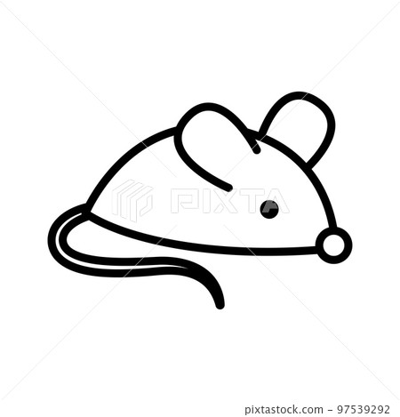 Mouse toy for cat play. Cat accessorie rubber mouse. Device for playing with animal. Mouse toy for cat play. Cat accessorie rubber mouse. Device for playing with animal. 97539292