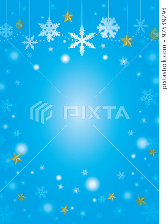 Christmas star and snowflake background illustration Christmas star and snowflake background illustration 97539293
