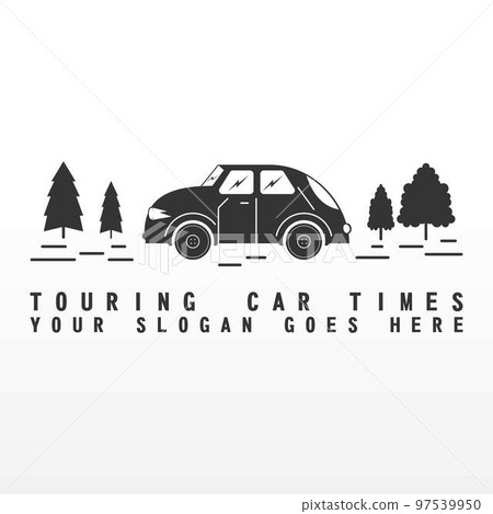 Simple and unique car with a view around image graphic icon logo design abstract concept vector stock. Can be used as a symbol related to vacation or tourism. Simple and unique car with a view around image graphic icon logo design abstract concept vector stock. Can be used as a symbol related to vacation or tourism. 97539950