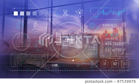 Input of scientific research data and storage on the server. 97539978