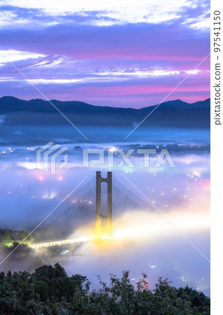《Saitama Prefecture》 Chichibu・Fantastic sea of clouds night view 《Saitama Prefecture》 Chichibu・Fantastic sea of clouds night view 97541150
