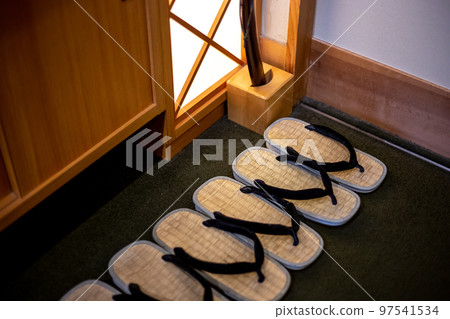 Entrance and sandals Japanese style image Entrance and sandals Japanese style image 97541534