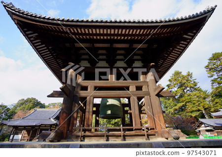 Bell tower and large bell of Todaiji Temple 97543071