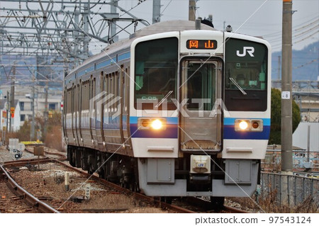 [JR西日本]赤穗線東岡山站213系 97543124