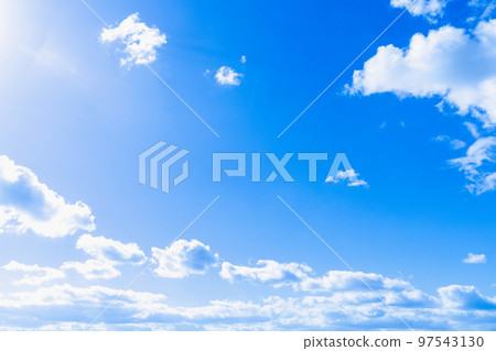Blue sky / white clouds Blue sky / white clouds 97543130