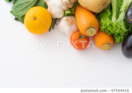 Assorted fruits and vegetables 97544418