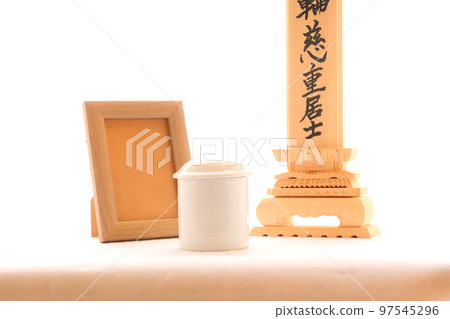 死者的骨灰盒和太平間的圖像手邊的追悼會圖像 2 Shukatsu 死者的骨灰盒和太平間的圖像手邊的追悼會圖像 2 Shukatsu 97545296