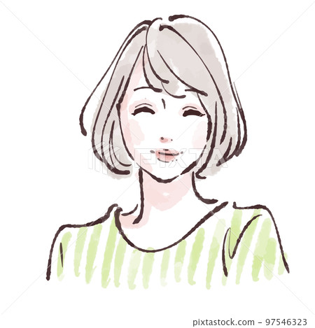 女性插畫素材 97546323