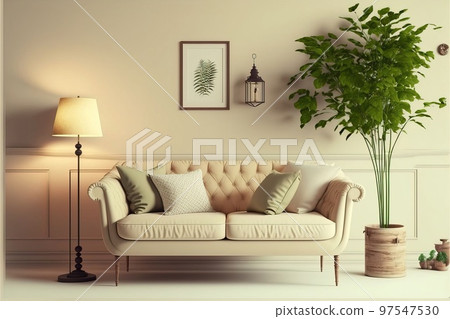 簡約大氣的西式現代客廳 簡約大氣的西式現代客廳 97547530