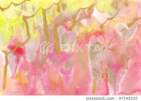 早春粉紅色的可愛抽象背景紋理 97548595