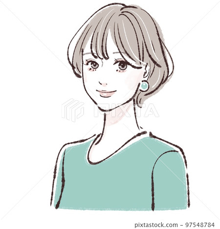 女性插畫素材 97548784