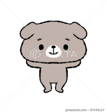 一隻狗的 Yuru 人物插圖 一隻狗的 Yuru 人物插圖 97549127