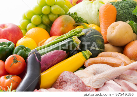 什錦蔬菜和肉類 什錦蔬菜和肉類 97549196