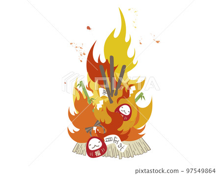Burning flame Burning flame 97549864
