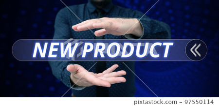 Sign displaying New Product. Conceptual photo goods and services that differ in their characteristics Sign displaying New Product. Conceptual photo goods and services that differ in their characteristics 97550114