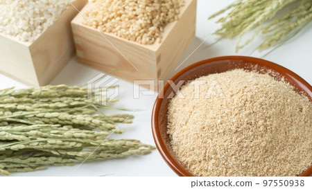 米糠|白米、糙米、稻穗 米糠|白米、糙米、稻穗 97550938