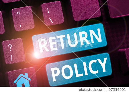 Text caption presenting Return Policy. Business showcase Tax Reimbursement Retail Terms and Conditions on Purchase Text caption presenting Return Policy. Business showcase Tax Reimbursement Retail Terms and Conditions on Purchase 97554901