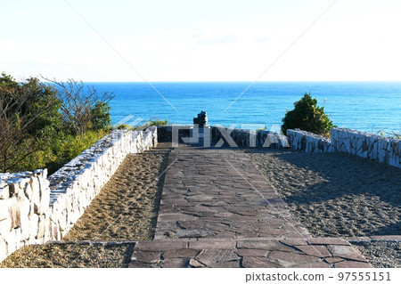 [大宿町從日本西北三國發祥地交通紀念碑展望台向東眺望太平洋] 97555151