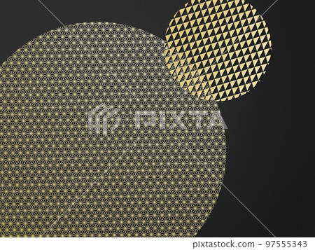 Background composed of Japanese patterns 97555343