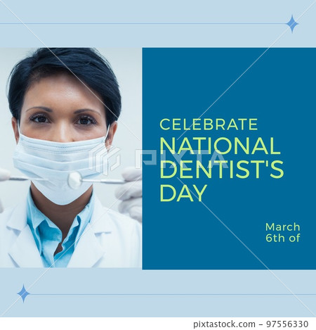 Composition of national dentist's day and female dentist Composition of national dentist's day and female dentist 97556330
