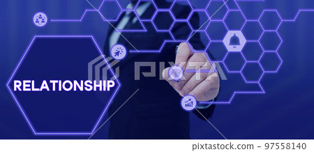 Inspiration showing sign Relationship. Business showcase Developing business growth success process and teamwork Inspiration showing sign Relationship. Business showcase Developing business growth success process and teamwork 97558140