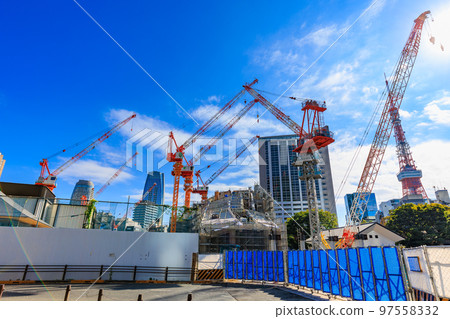 Redevelopment of Toranomon and Azabudai seen from the vicinity of Toranomon 5-chome, Tokyo 97558332