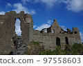 Irish castle ruins 97558603