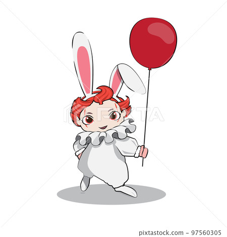 baby child with clown suit baby child with clown suit 97560305