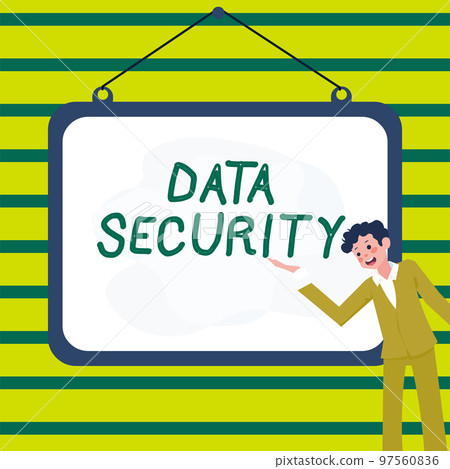 Text showing inspiration Data Security. Business overview Confidentiality Disk Encryption Backups Password Shielding Text showing inspiration Data Security. Business overview Confidentiality Disk Encryption Backups Password Shielding 97560836