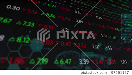 Image of statistics and financial data processing Image of statistics and financial data processing 97561127