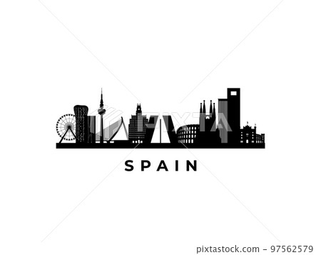 Vector Spain skyline. Vector Spain skyline. 97562579