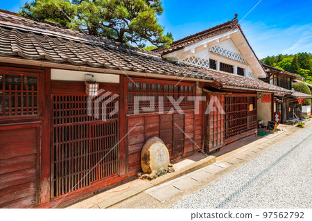 岡山縣高橋市成羽町吹屋街景 岡山縣高橋市成羽町吹屋街景 97562792